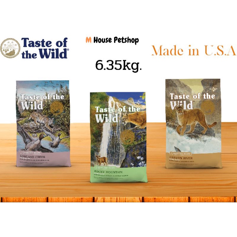 Taste of the wild (Cat)6.35 Kg อาหารสำหรับน้องแมวเกรด Grain free Shopee Thailand