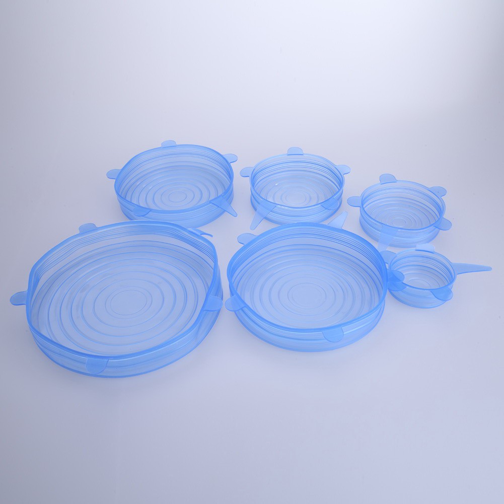 [HIGHPLES] niversal Silicone Suction Lidbowl pan cooking pot lidsilicon stretch lids