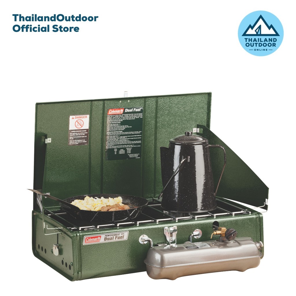 Coleman เตาน้ำมัน 2 หัว รุ่น 2 Burner 424 Dual Fuel Compact Stove