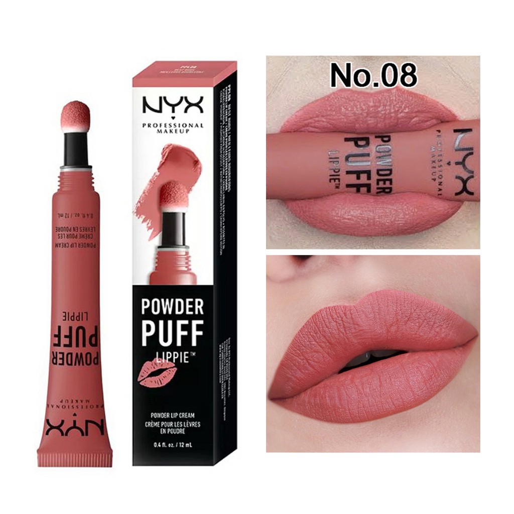 ⚡️💖NYX Powder Puff Lippie 08 Best Buds Shopee Thailand