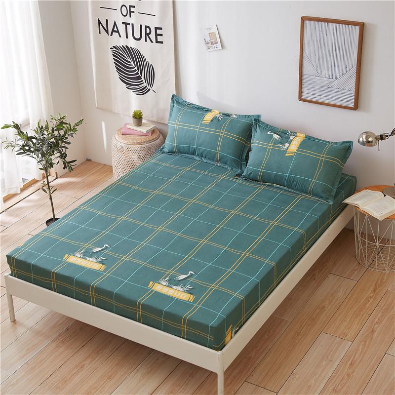 15 Pattern Fitted Sheet Bed Sheet with Elastic Band Couple Mattress