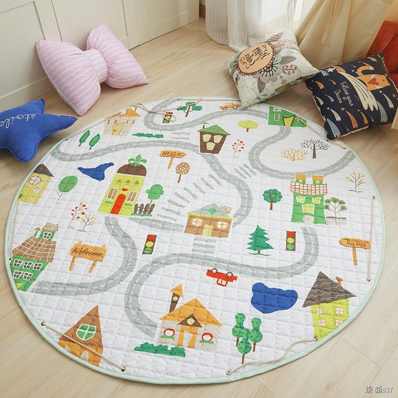 ﹍150cm Baby Toys Play Mat Children Animal Bear Fox Lion Cartoon Pattern