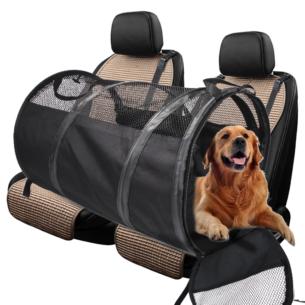 Tunnel Pet Travel Tube Automotive Barrier Cab Carrier Portable Dog Cat