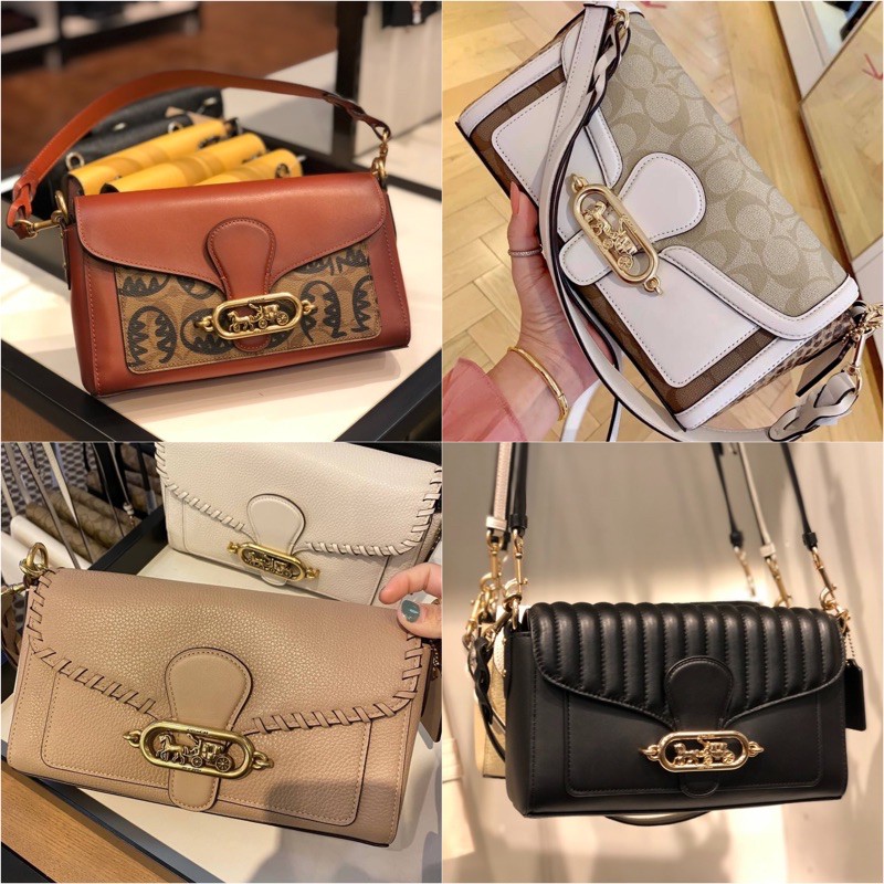 COACH F90782 SMALL JADE SHOULDER BAG WITH SIGNATURE CANVAS (รูปเพิ่ม