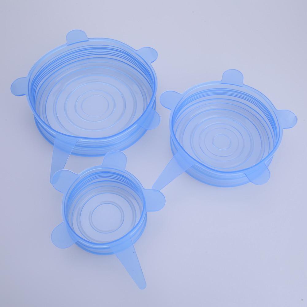 [HIGHPLES] niversal Silicone Suction Lidbowl pan cooking pot lidsilicon stretch lids