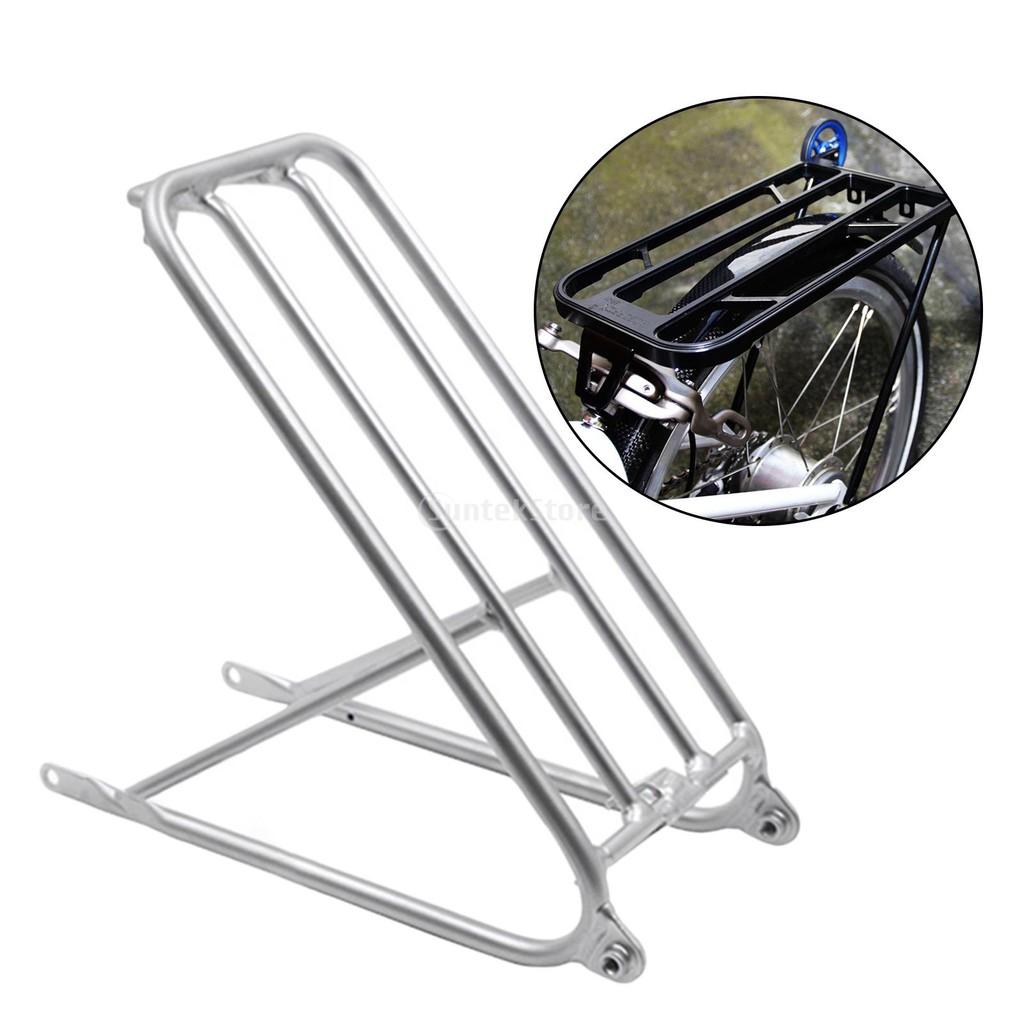 [12] Bicycle Rear Luggage Carrier Rack for Cycling, Bike Cargo Rack