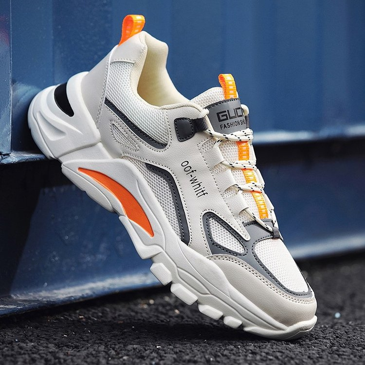 2021 New Sports Shoes Men's Casual Mesh Breathable Running Shoes Daddy