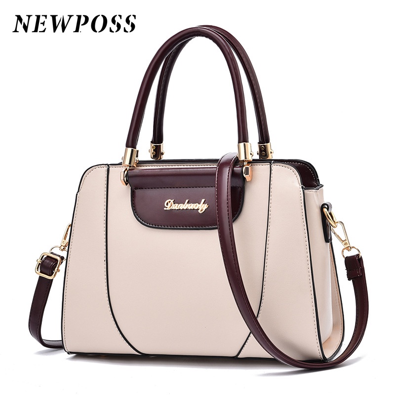 Luxury Handbags Women Bags Designer PU Leather Solid Color Messenger