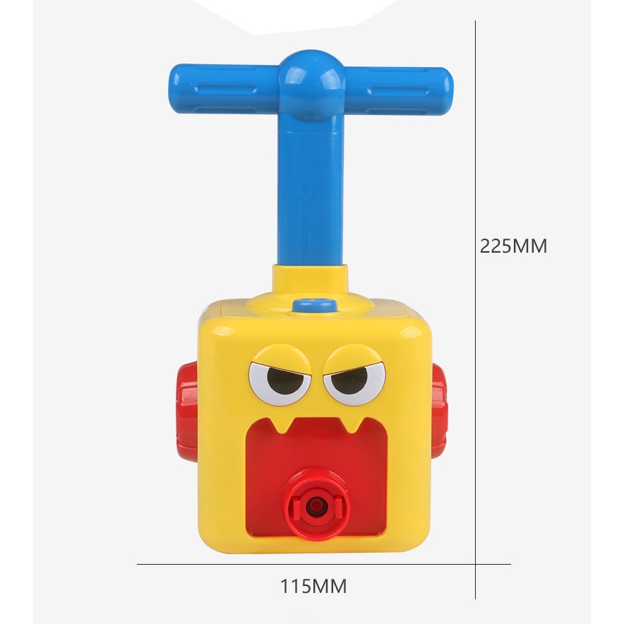 Puzzle Blowing Balloon Aerodynamic Car Children Toys Inertia Balloon