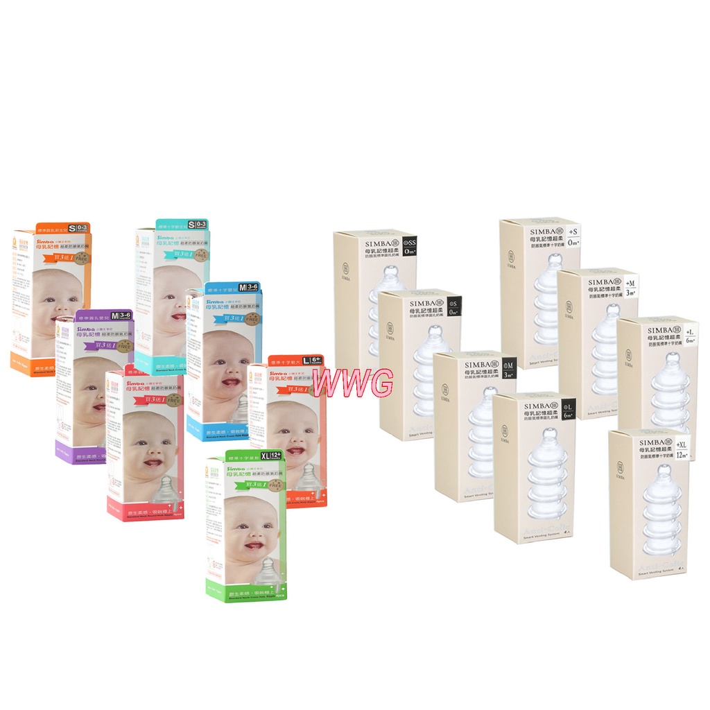 Simba The Lion Simba Breast Memory Soft Anti Gas Standard Caliber