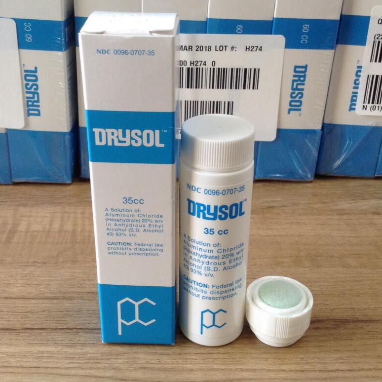 Drysol Antiperspirant น้ำยาระงับเหงื่อสำหรับมือและเท้า 35cc Shopee