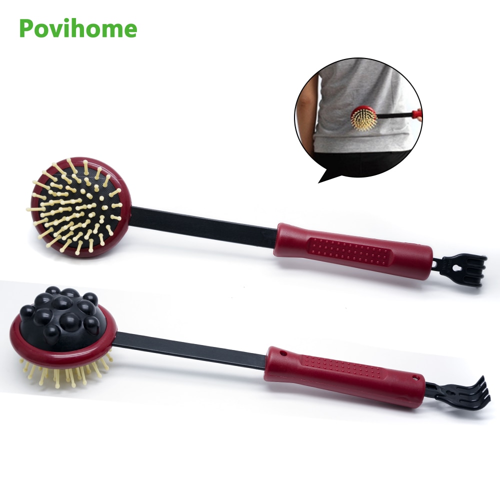 Massage Hammer Knock Body Back Head Massager Relaxing Plastic Wooden