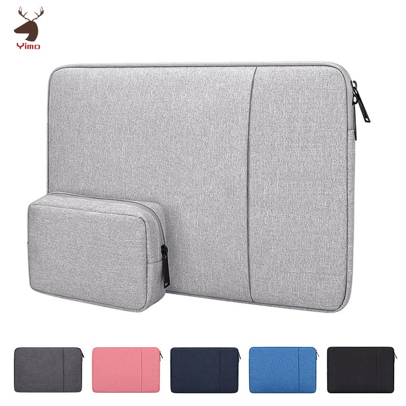 Laptop Sleeve with Small Chargers Case Water Repellent 360° Protection