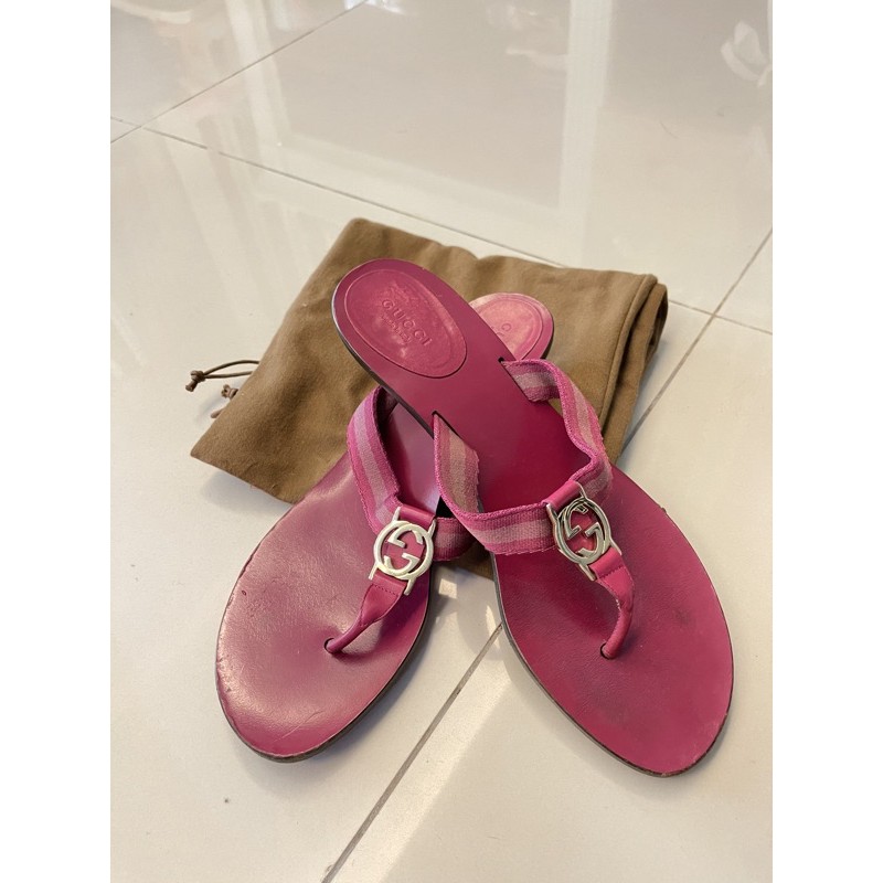 Gucci shoes รองเท้า กุชชี่ ไซส์ 8 Shopee Thailand