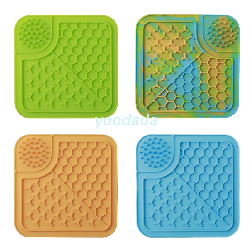 yoo Dog Licking Pad Small Slow Feeder Mat Cat Puzzle Feeders for Wet Food & Yogurt Shopee Thailand