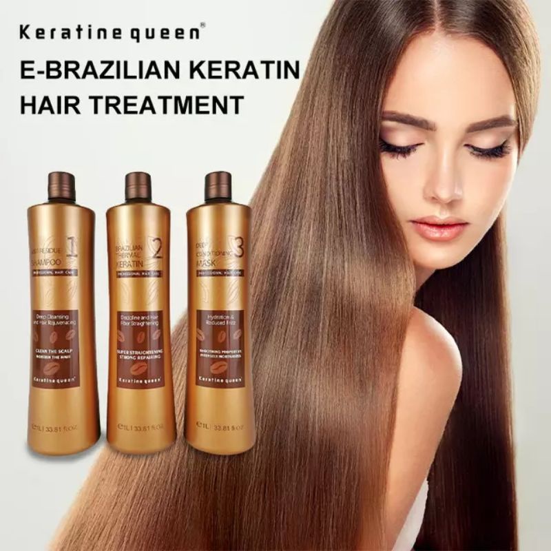 โปตินบำรุงผม เคราตินสด ทรีทเมนท์เคราติน ขนาด 1000มล KERATIN QUEEN E