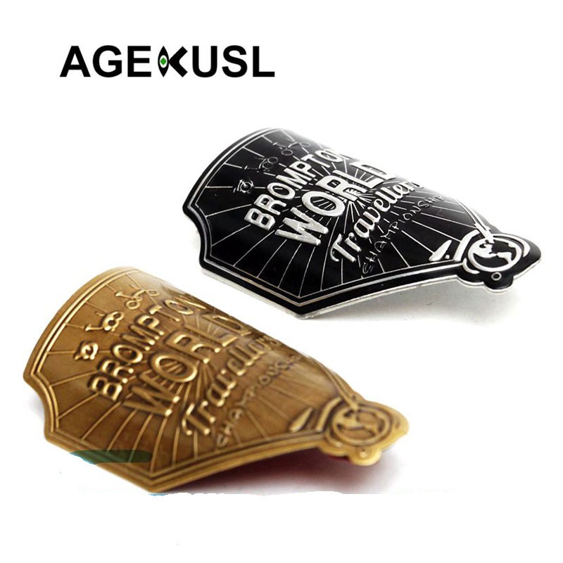 AGEKUSL Bike BWC Nameplate Badge Metal Decal Stickers Frame For