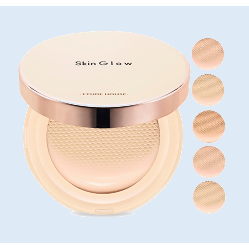 Etude House Skin Glow Essence Cushion SPF50 +/PA++++ 10g à¸„à¸¹à¸Šà¸±à¹ˆà¸™à¸šà¸²à¸‡à¹€à¸šà¸²
