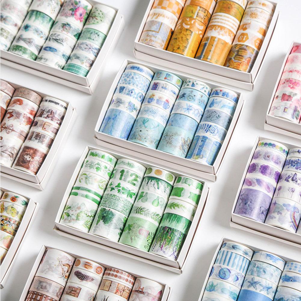 20 ชิ้น / เซ็ต Time Series Journal เทปตกแต่ง Vintage Washi กระดาษสมุดไดอารี่ Planner Masking