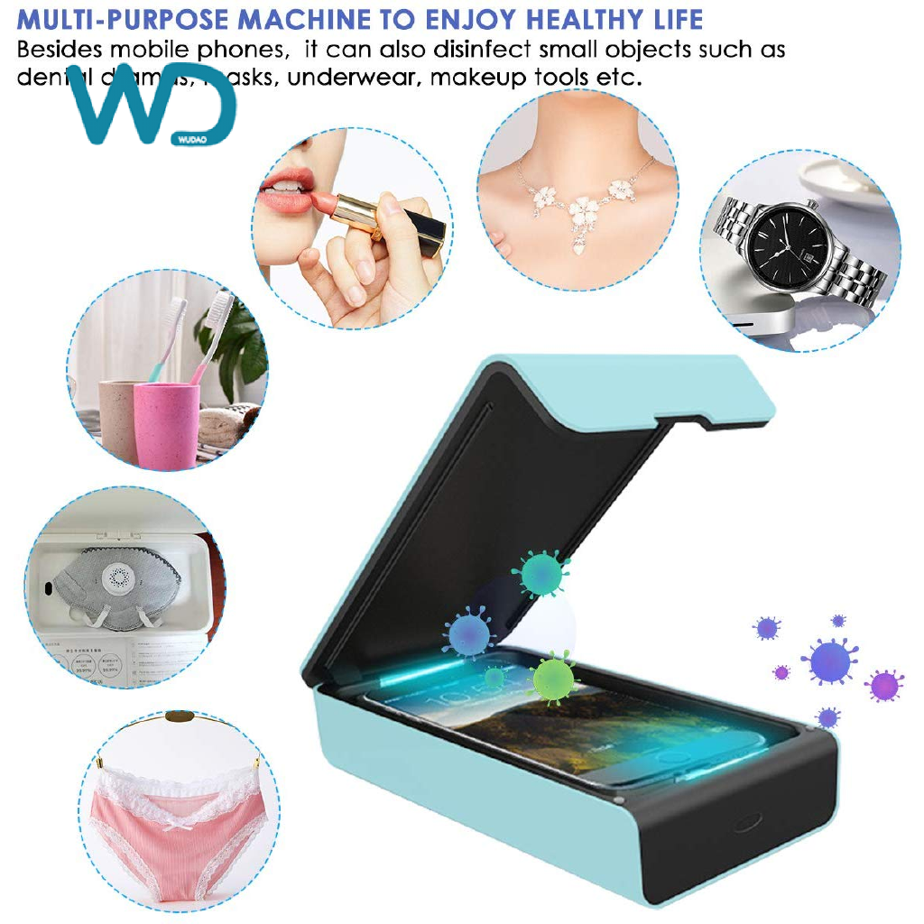 WUDO Smart Phone UV Sanitizer, Portable MultiFunction Ultraviolet