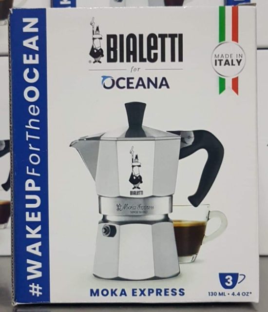 Bialetti Moka Express 3 cups made in italy (สินค้าใหม่ ของแท้ 100 ออกใบกำกับภาษีได้