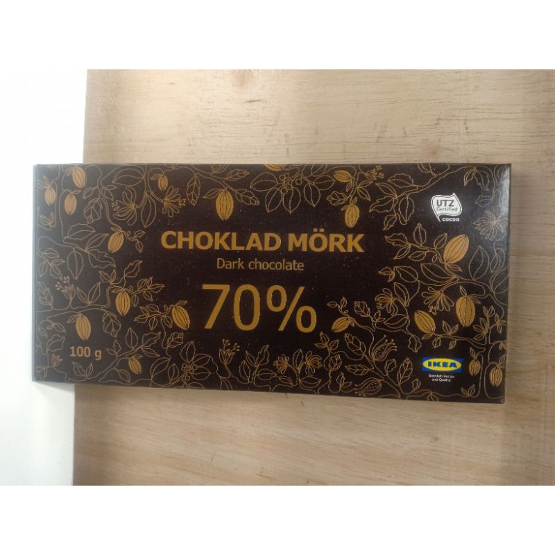 IKEA Dark Chocolate 70 ขนาด100g. Shopee Thailand