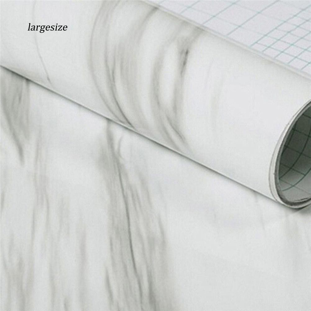 LGSZ＆Marble Effect Self Adhesive Wallpaper PVC Art Sticker Decal