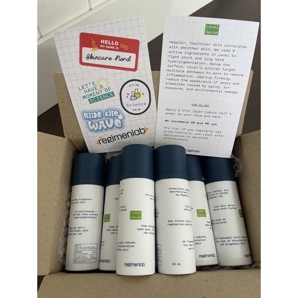 พร้อมส่ง (New Package with Box) Regimen Lab Level serum ขนาด 30ml