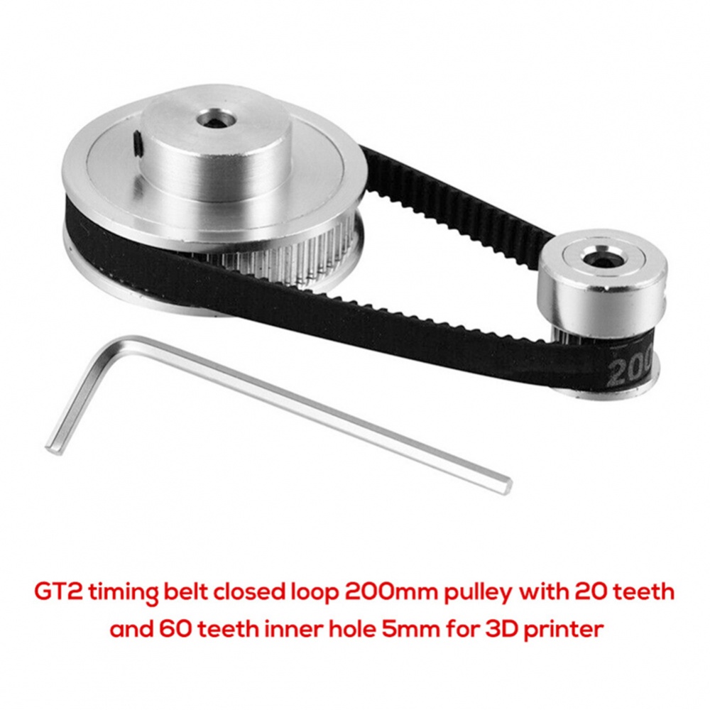 【EVERY】GT2 Timing Belt Pulley 60Teeth 20Teeth 5mm Reduction 13 Belt