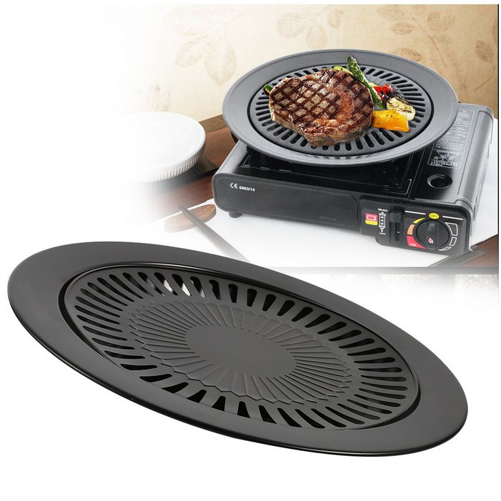 Smokeless Indoor STOVETOP BBQ GRILL Barbeque Kitchen Barbecue Pan Griddle Oyzc ief937ui4a