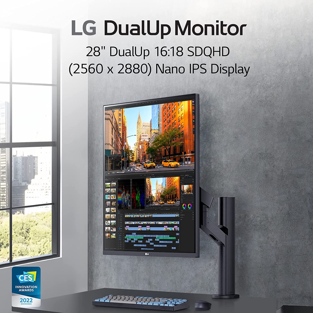 LG 28MQ780B 28 Inch SDQHD (2560 x 2880) Nano IPS DualUp Monitor with