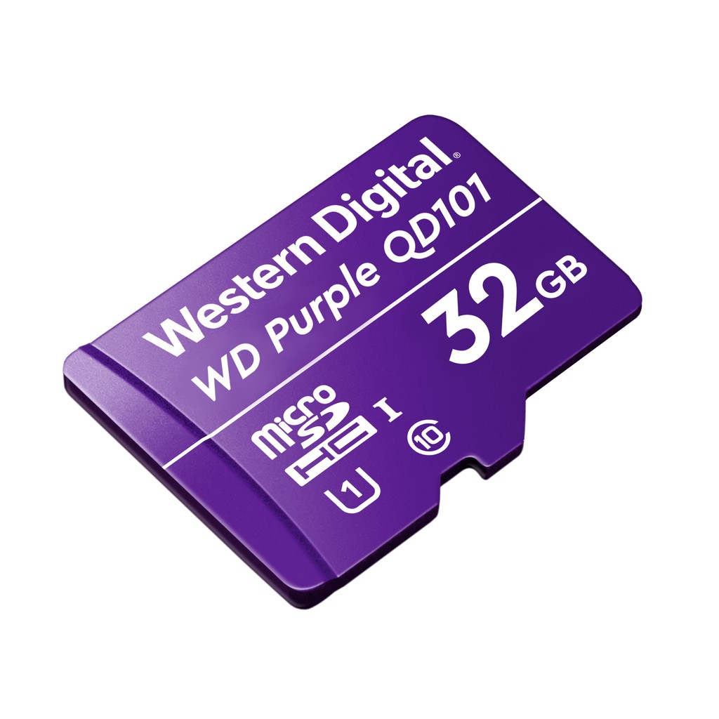 WD Purple MicroSDHC QD101 Ultra 32GB 3D NAND TLC, U1, C10 Micro SD