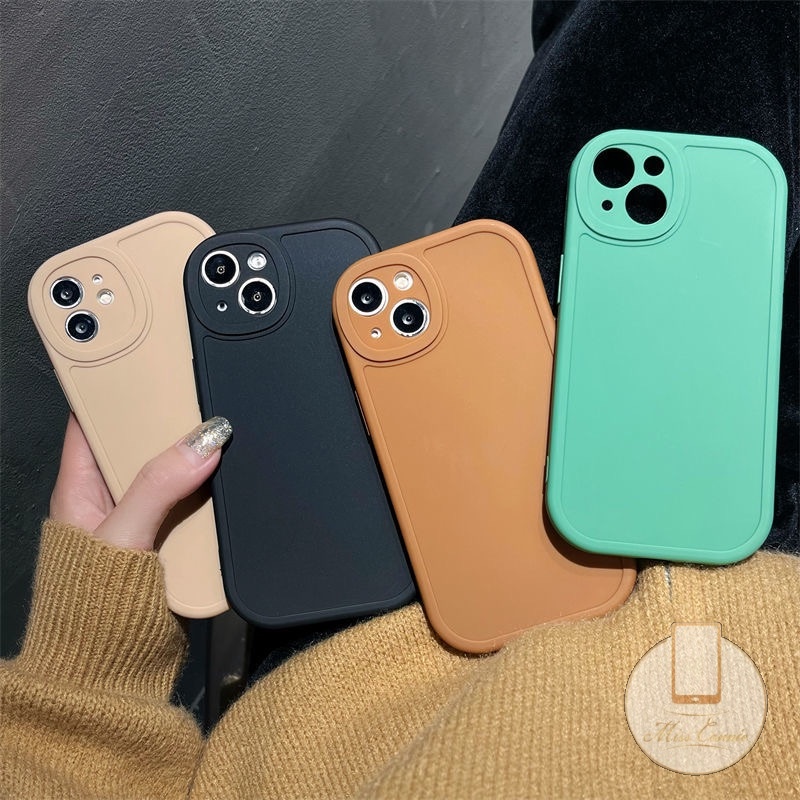 Solid Color Phone Cover for iPhone 7Plus 11 12 13 Pro Max XR X XS Max 7