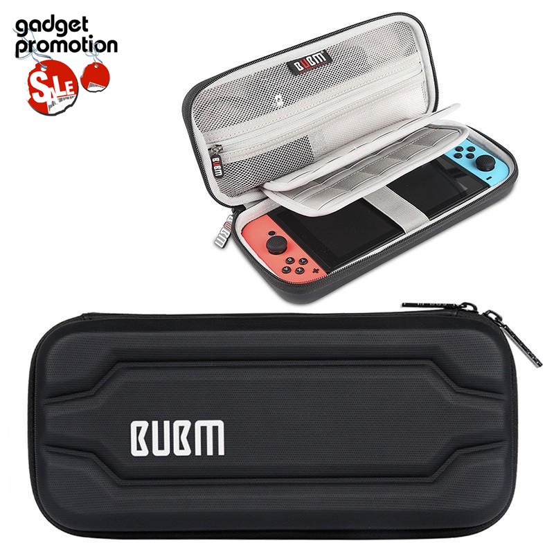 BUBM SwitchE กระเป๋าเคสกันน้ำกันกระเเทกสำหรับ Nintendo Switch (Black