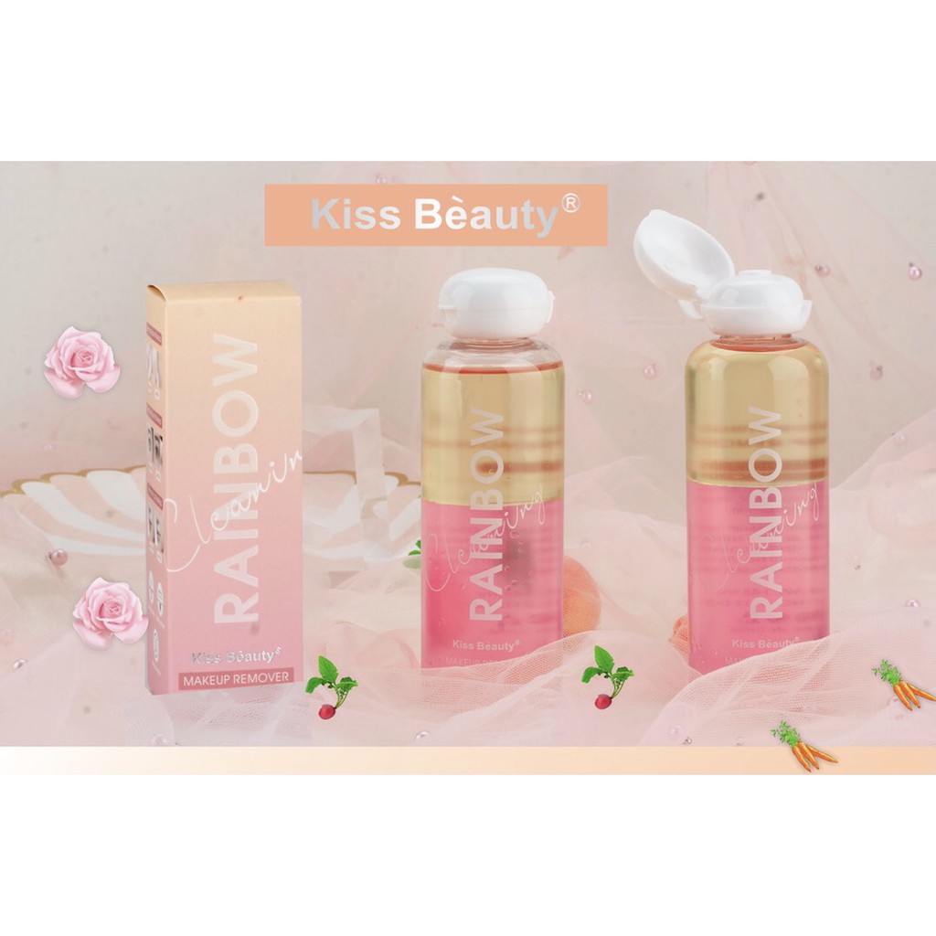 รีมูฟเวอร์ KISS BEAUTY MAKE UP REMOVER RAINBOW 2174 Shopee Thailand