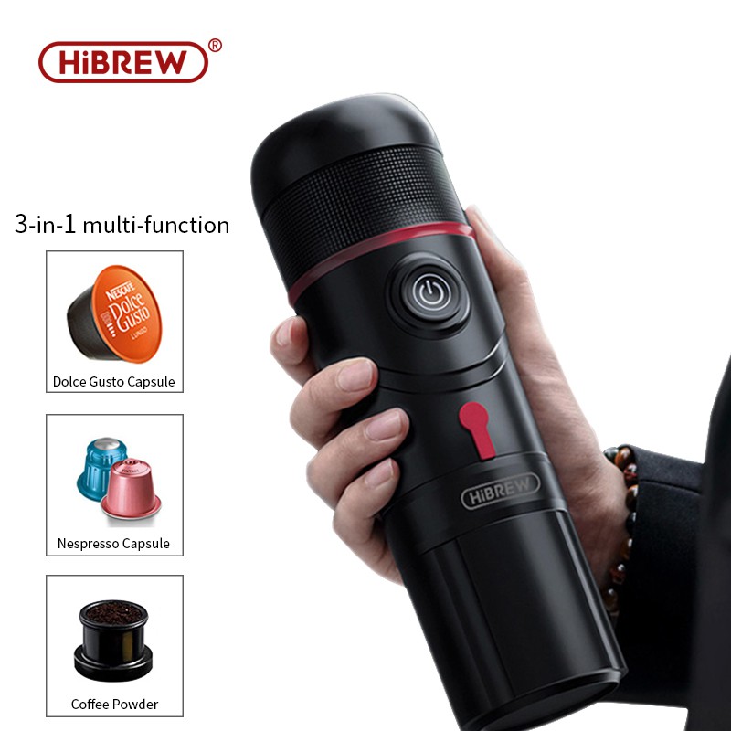HiBREW Portable Car Coffee Machine, USB pod Coffee machine, Capsule