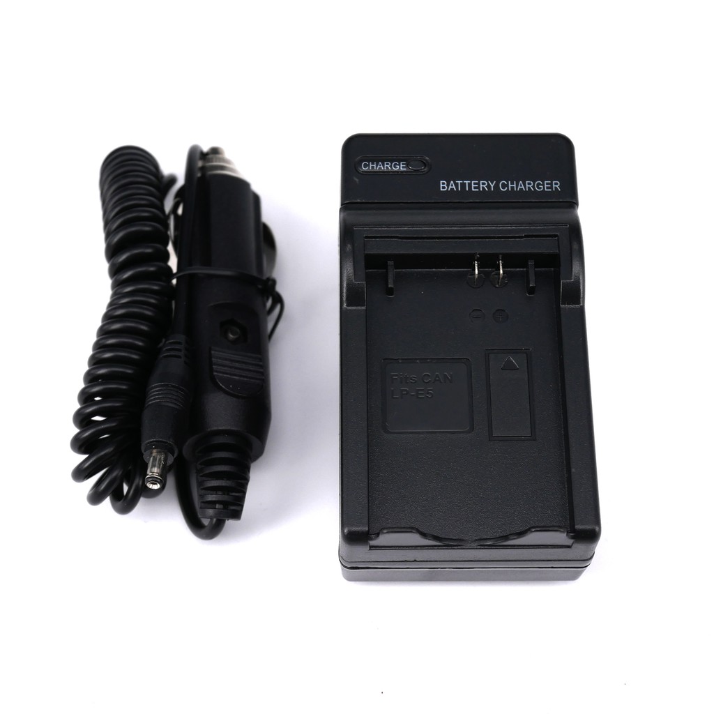 แท่นชาร์จแบตกล้อง Battery Charger LPE5 for CANON EOS 450D 500D 1000D