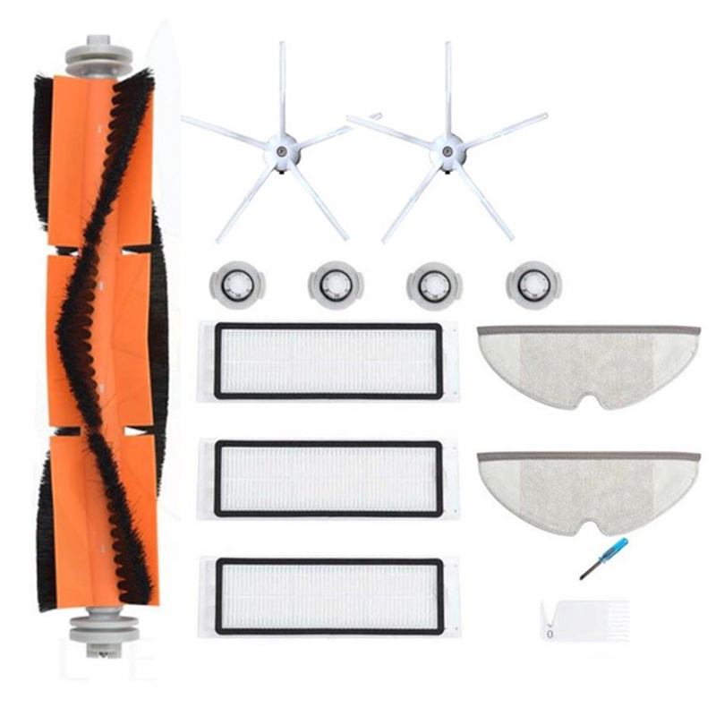 Vacuum Cleaner Parts Set For Xiaomi Roborock S50 S6 S60 Roller brushes