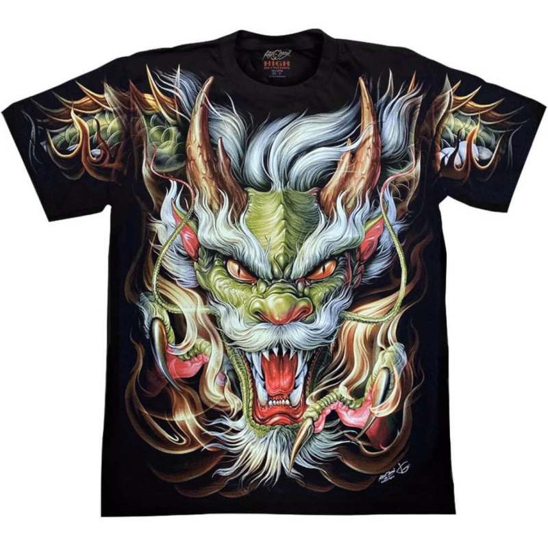 Rock chang Tshirt FULL HD63 เสื้อยืด(เรืองแสง)ผู้ชาย(ไซส์ยุโรป