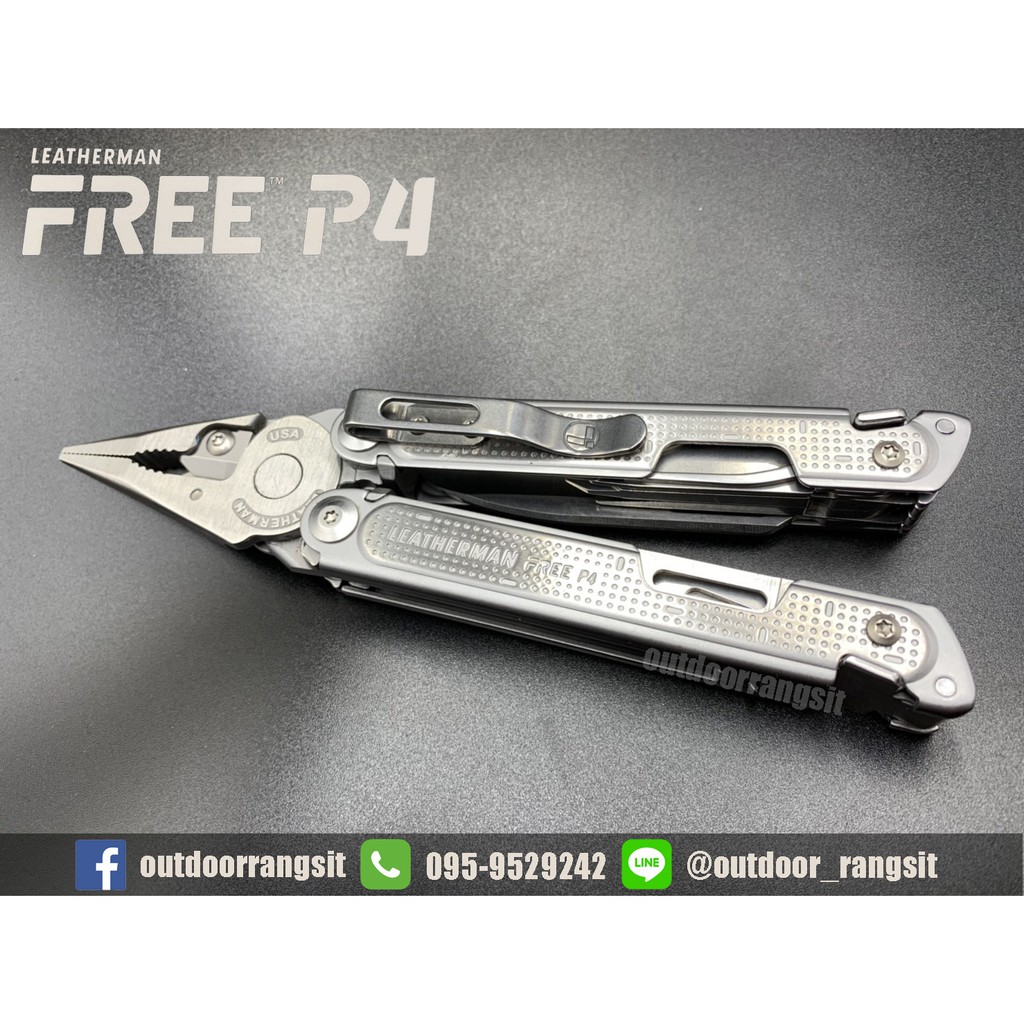 Leatherman Free P4 Nylon Box and Pocket Clip Shopee Thailand