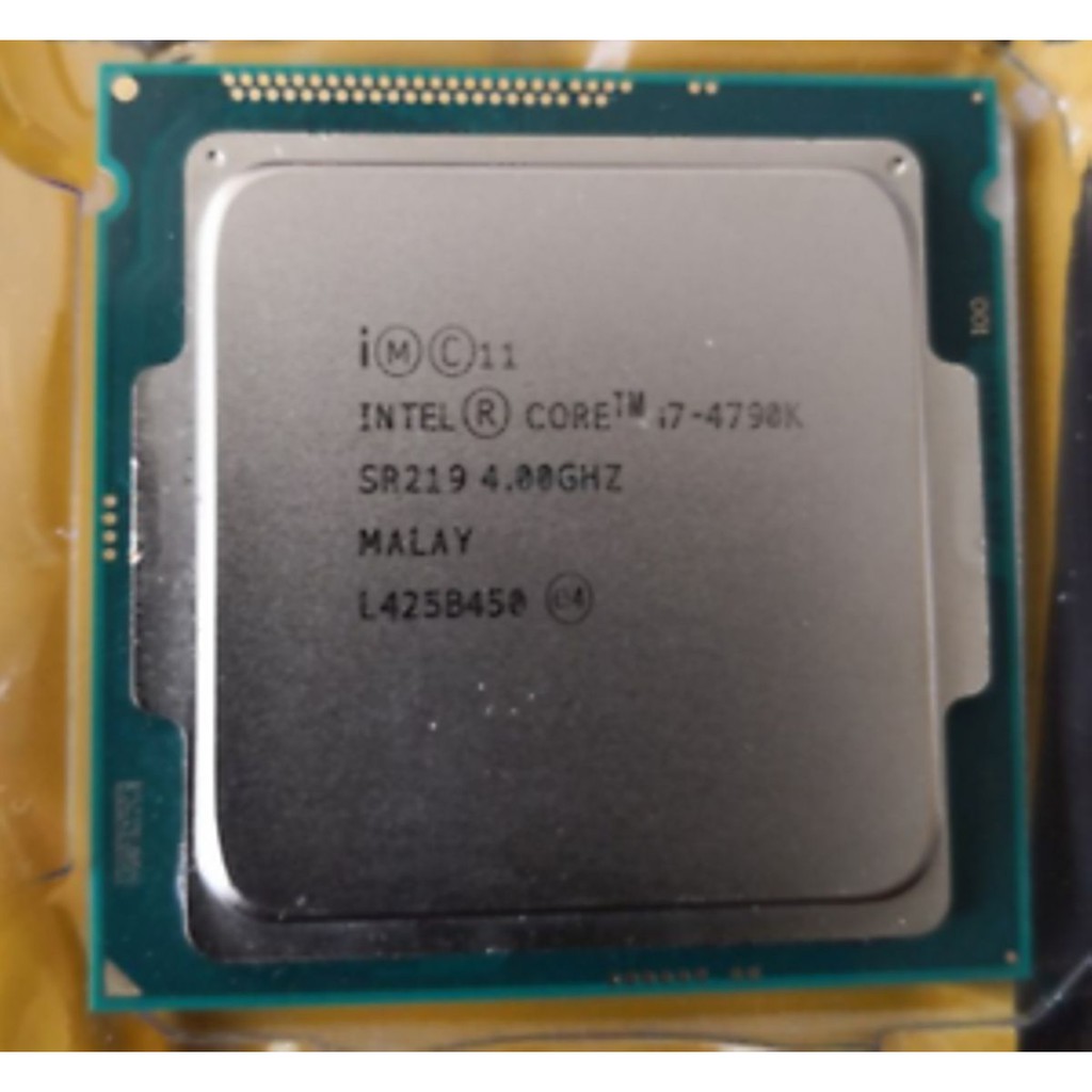 CPU Intel I7 4790K (Gen 4) 4.0GHz Turbo 4.4GHz Cache 8MB