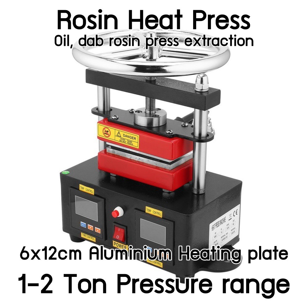 ส่งฟรี! Twist Rosin Heat Press Machine Rosin Heat Press Dual Heating