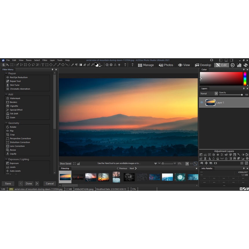 ทบทวนACDSee Photo Studio Ultimate 2022 [ตัวเต็ม] [ถาวร]โปรแกรมจัดการรูป