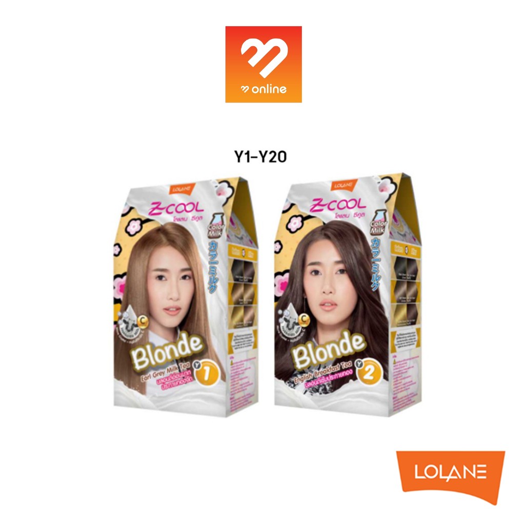 (Y1Y20) Lolane ZCOOL Color Milk โลแลน ซีคูล คัลเลอร์ มิลค์ 45 g. สีย้อมผม