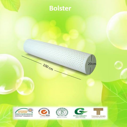 หมอนยางพาราหมอนข้าง ( Bolster Pillow Latex ) ขนาด ( 100 x 20cm / 1.4kg