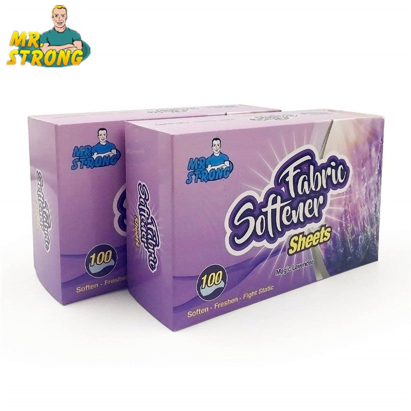 200Sheets/Lot 4 in 1 Tumble Dryer Sheet Lavender Fragrance Wrinkle