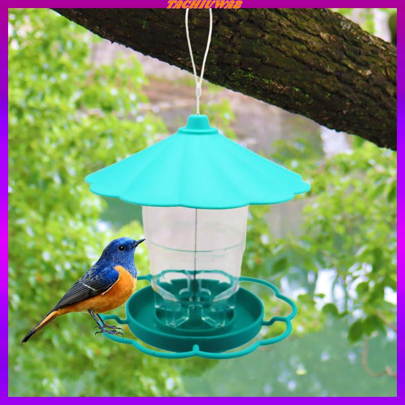 Bird Feeder Hanging Retractable Plastic Durable for Backyard Garden