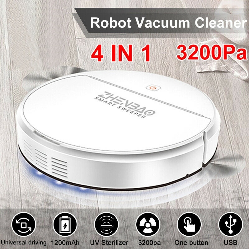 Smart Vacuum Cleaner Auto Floor Sweeper Rechargeable Automatic UV
