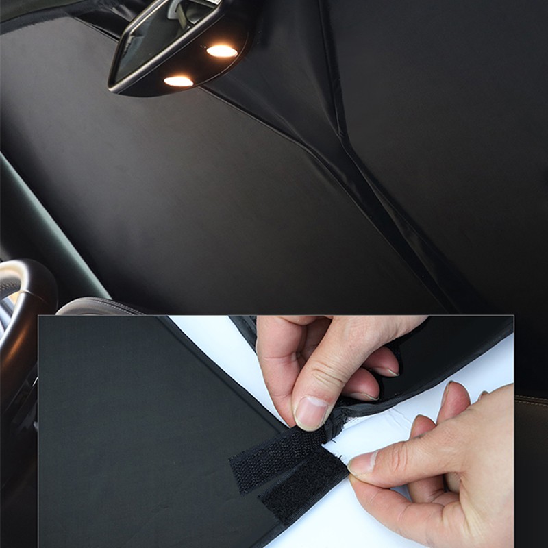ครีมกันแดดรถยนต์For BAOJUN RS3 Black Car Sunshade 100 Full Shade