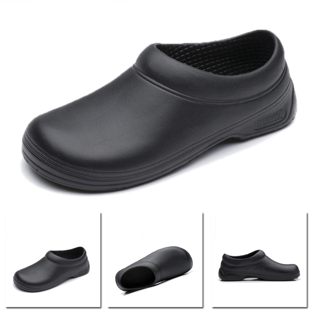 Men Cooking Work Shoes Kitchen AbtiSlip Safety Shoes Shopee Thailand